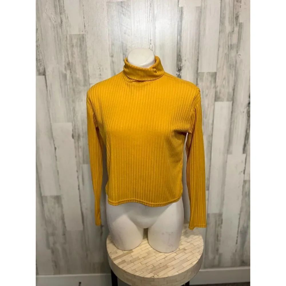 Mustard color turtle neck